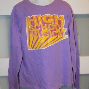 Disney Store High School Musical Purple LS Shirt Size S (7/8) Girl's